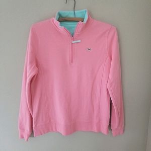 Vineyard Vines cotton 1/4 zipup sweatshirt